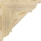 Ekena Millwork Traditional Traditional Rough Sawn Bracket, Douglas Fir, 4"W x 14"D x 14"H BKT04X14X14TRA01RDF - alternate 2